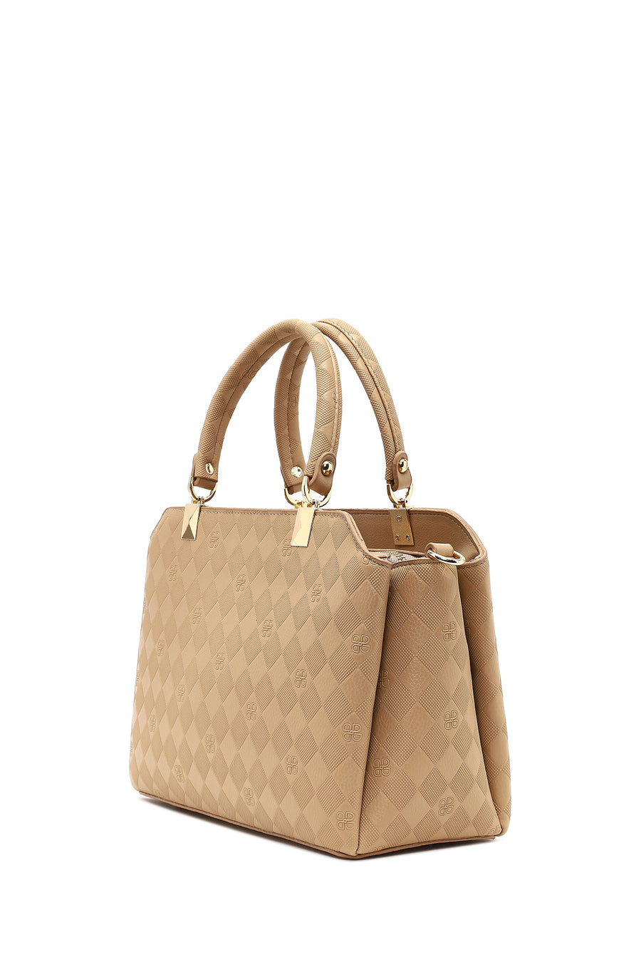 Women's Brown Long Strap Printed Sleeve Bag