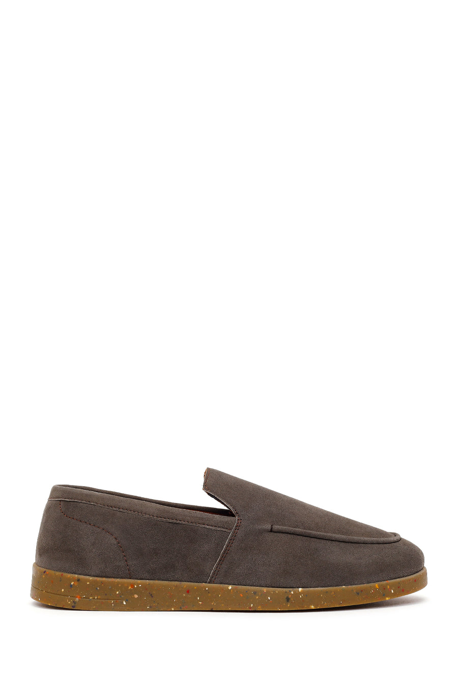 Erkek Vizon Süet Deri Loafer 26SFD766710 | Derimod