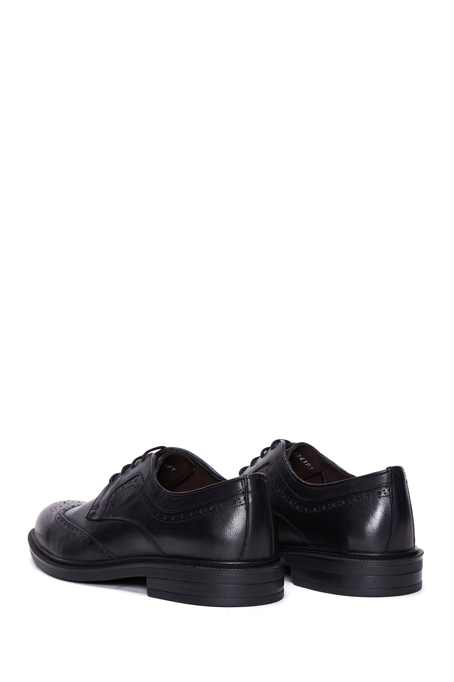 Men's Black Leather Casual Shoes