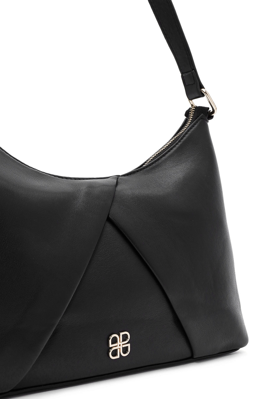 Women's Black Long Strap Shoulder Bag