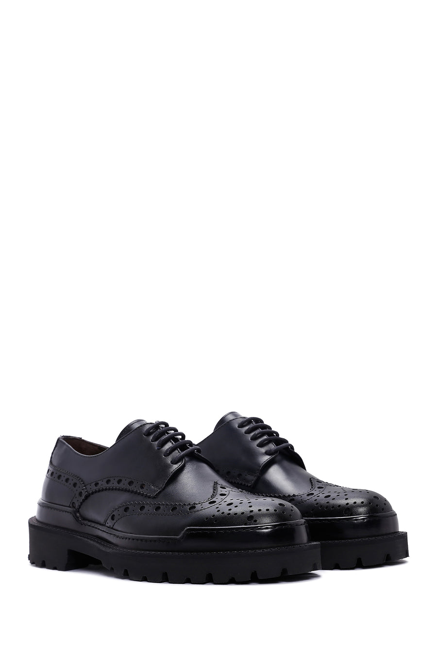Men's Navy Blue Leather Casual Shoes