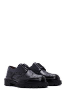 Men's Navy Blue Leather Casual Shoes | Derimod