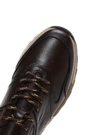 Men's Brown Leather Sneaker | Derimod