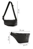 Men's Black Waist Bag | Derimod