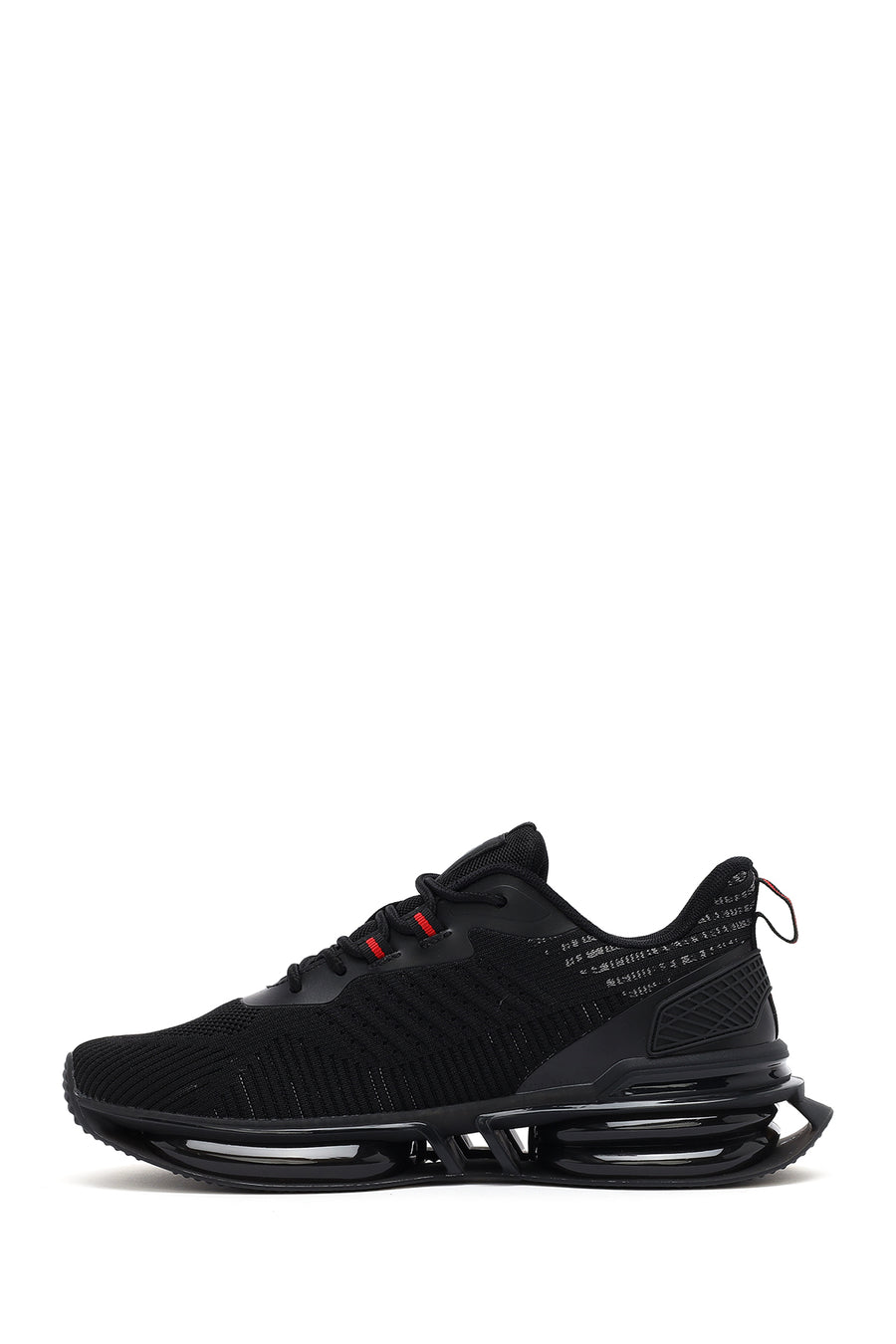 Derimod Zero Men's Black Lace-Up Thick Soled Sneaker