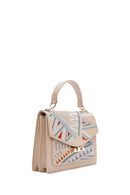 Women's Powder Long Strap Printed Handbag | Derimod