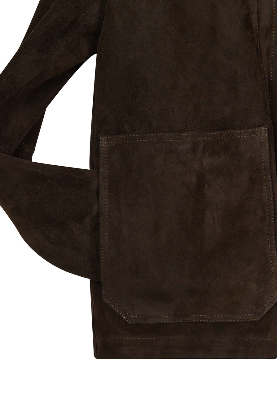 Shoe Male Brown Suede Shirt Jacket