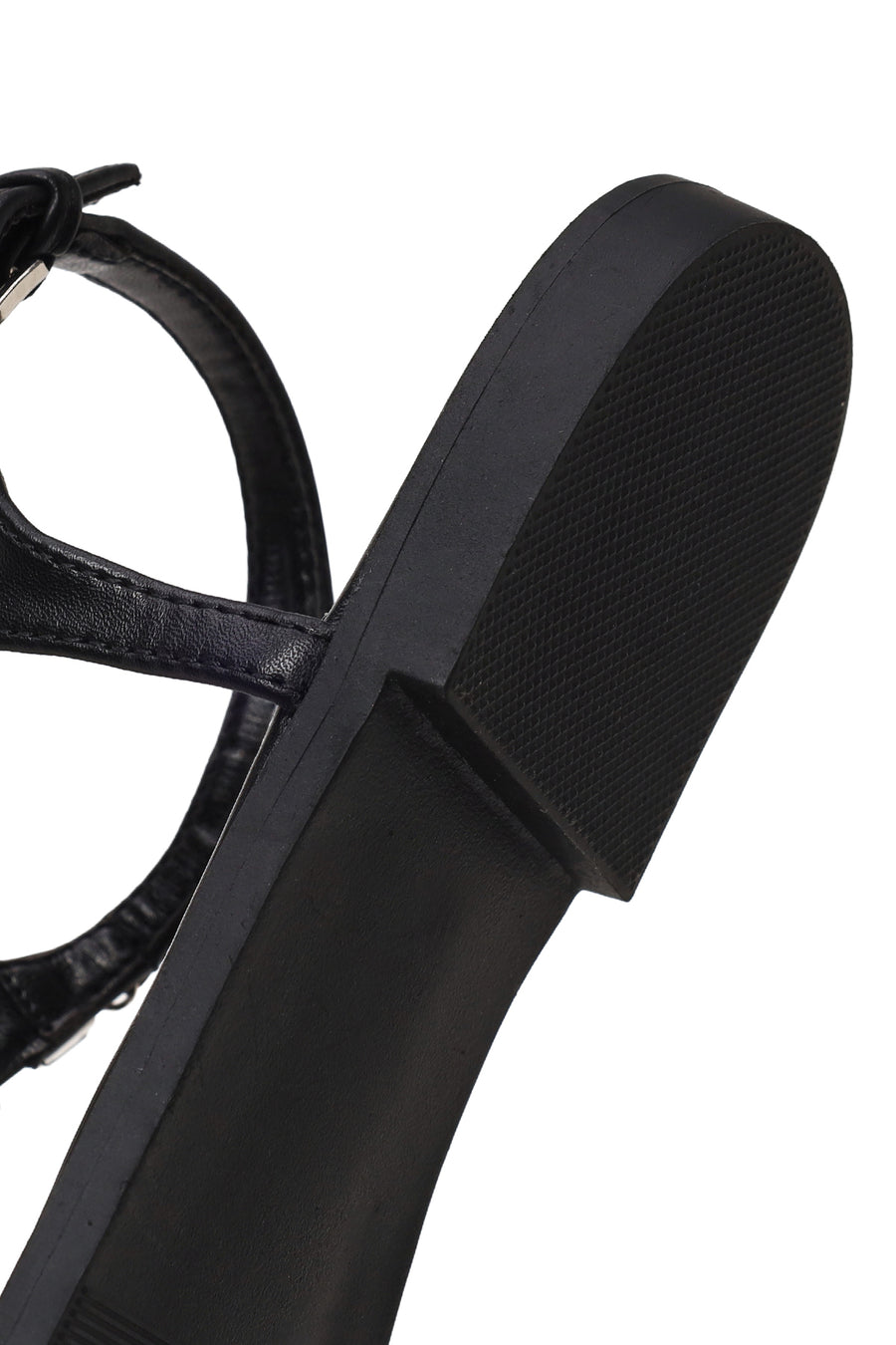 Woman Black Stone-Embellished Flip-Flop Sandal