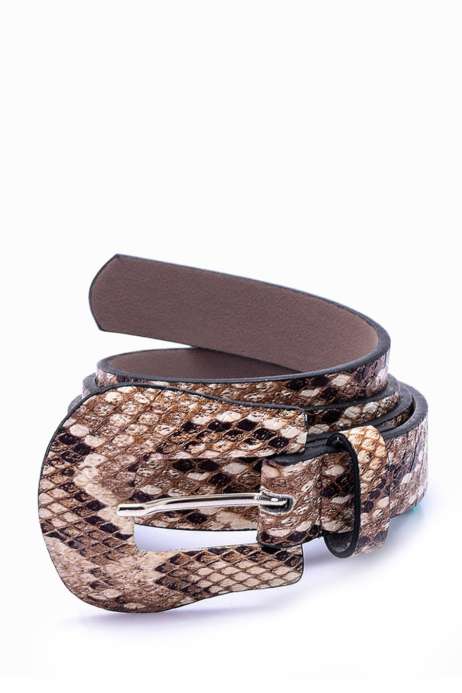 Women's Crocodile Patterned Belt 000A2D251640 | Derimod