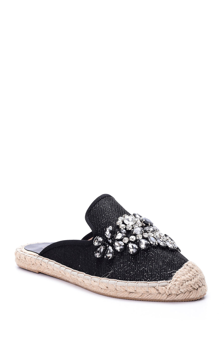 Kadın Taşlı Espadril Terlik