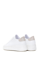 Women's White Thick Soled Sneaker | Derimod