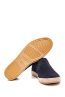 Erkek Lacivert Süet Deri Loafer | Derimod