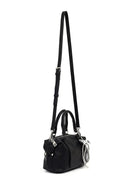 Women's Black Long Strap Charm Mini Shoulder Bag | Derimod