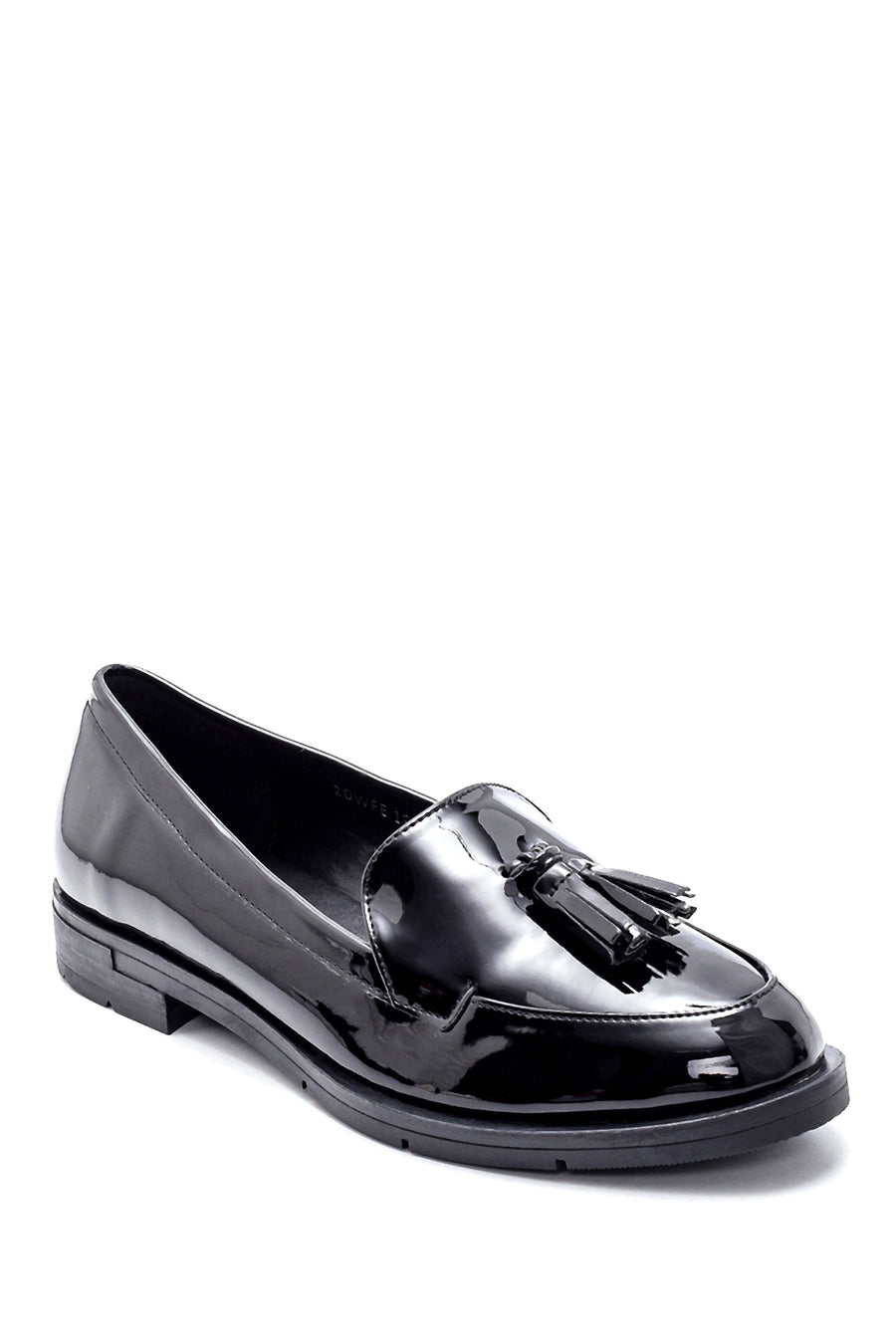 Kadın Rugan Püskül Detaylı Loafer