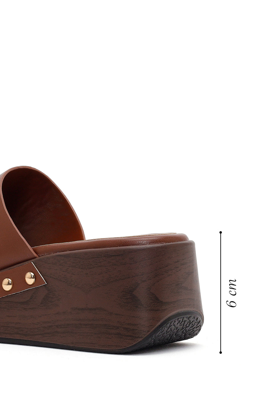 Women's Brown Platform Heel Sandals