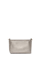 Women's Silver Long Strap Quilted Handbag | Derimod