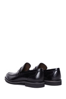 Men's Black Leather Casual Loafer | Derimod