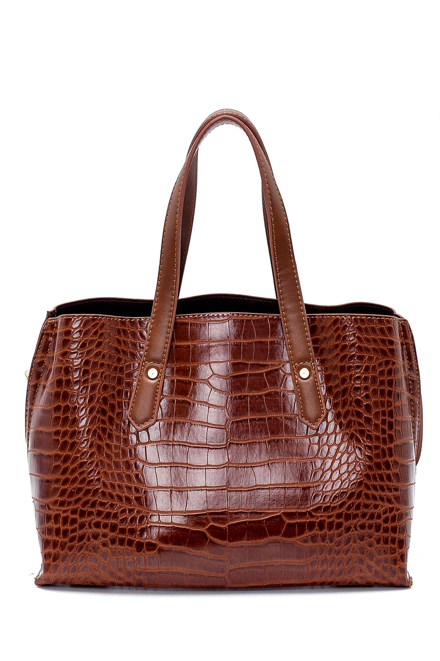 Women's Crocodile Patterned Shoulder Bag