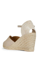 Geox Women's Mink Gelsa Ankle Strap Wedge Heel Espadrille | Derimod