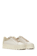 Women's Beige Thick Soled Sneaker | Derimod