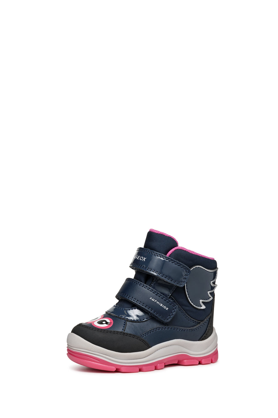 Geox Kız Bebek Lacivert B Flanfil Bantlı Waterproof Deri Bot
