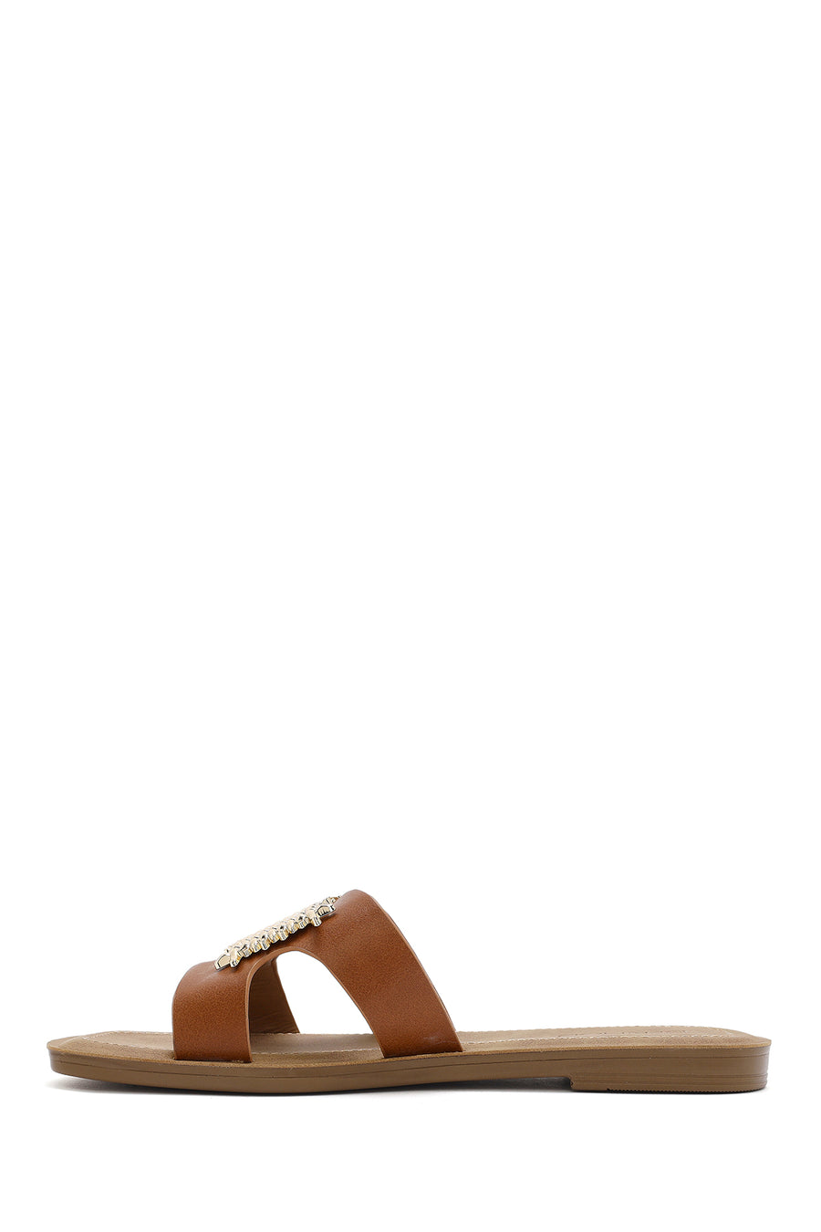 Women's Tan Accessory Slippers