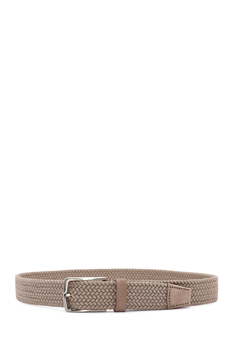 Men's Mink Braided Leather Belt
