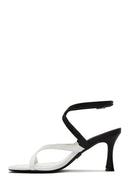 Kadın Siyah Bilekten Tokalı İnce Topuklu Sandalet | Derimod