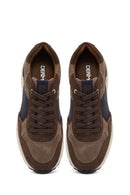 Men's Brown Lace-Up Leather Sneaker | Derimod