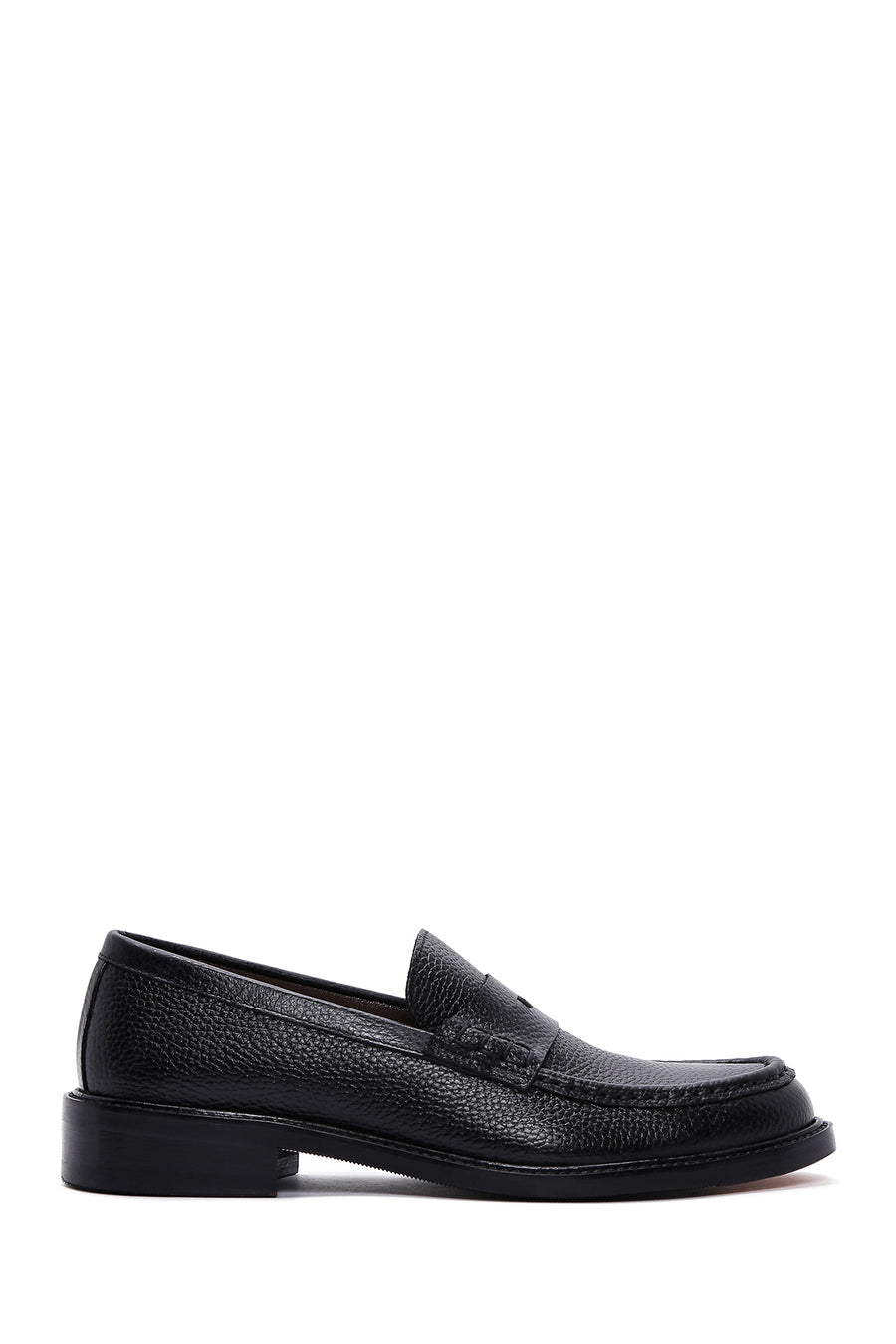 Men's Black Leather Classic Loafer 23WFD6044FT | Derimod