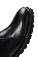 Men's Black Leather Casual Boots | Derimod