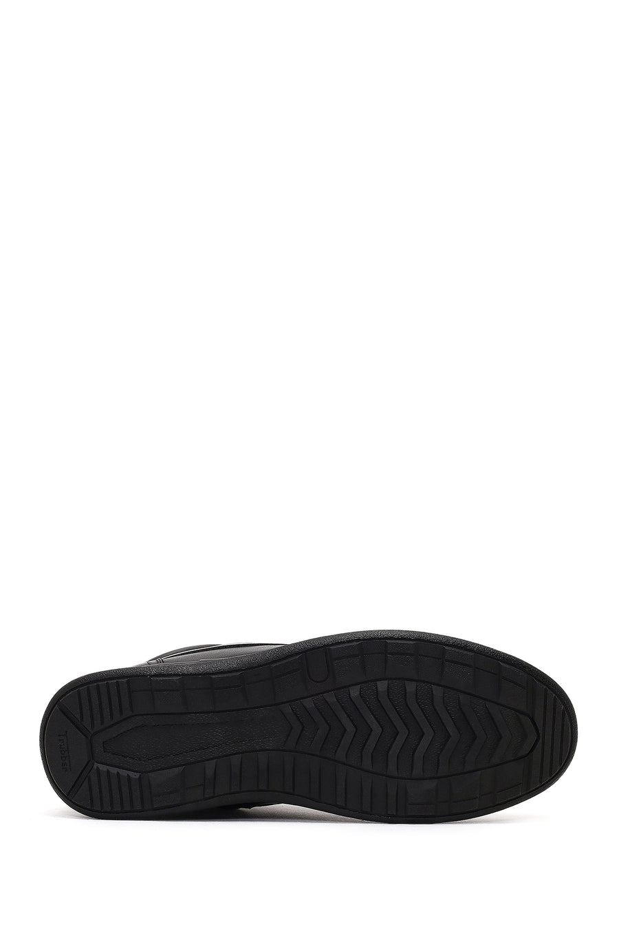 Male Black Zip Closure Leather Boots