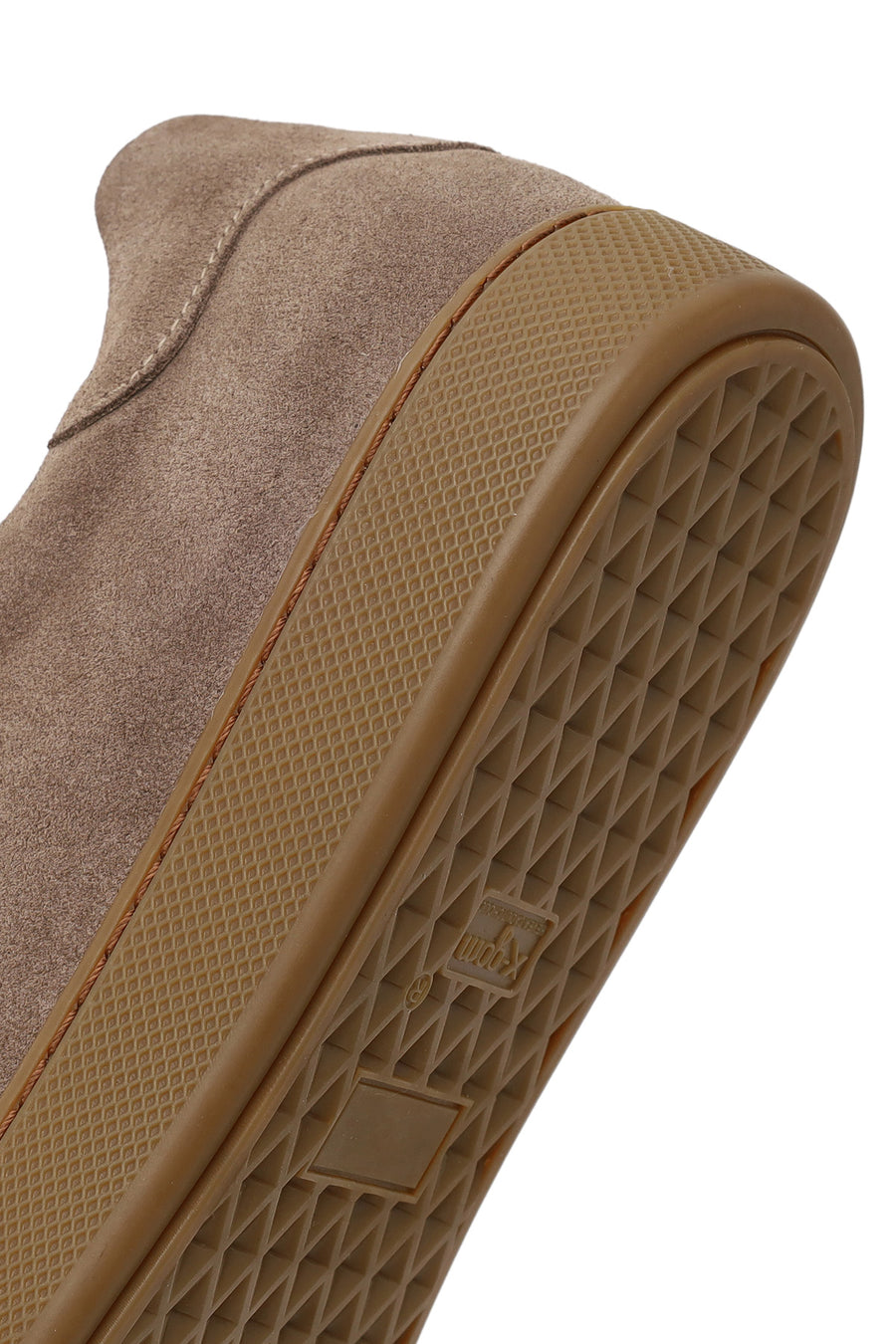 Male Beige Lace-up Suede Leather Sneaker
