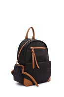 Women's Black Fabric Backpack | Derimod