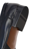 Derimod Black Erkek Lacivert Deri Klasik Loafer | Derimod
