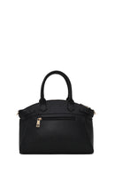 Woman Black Long-Strap Croc-Pattern Classic Shoulder Bag | Derimod