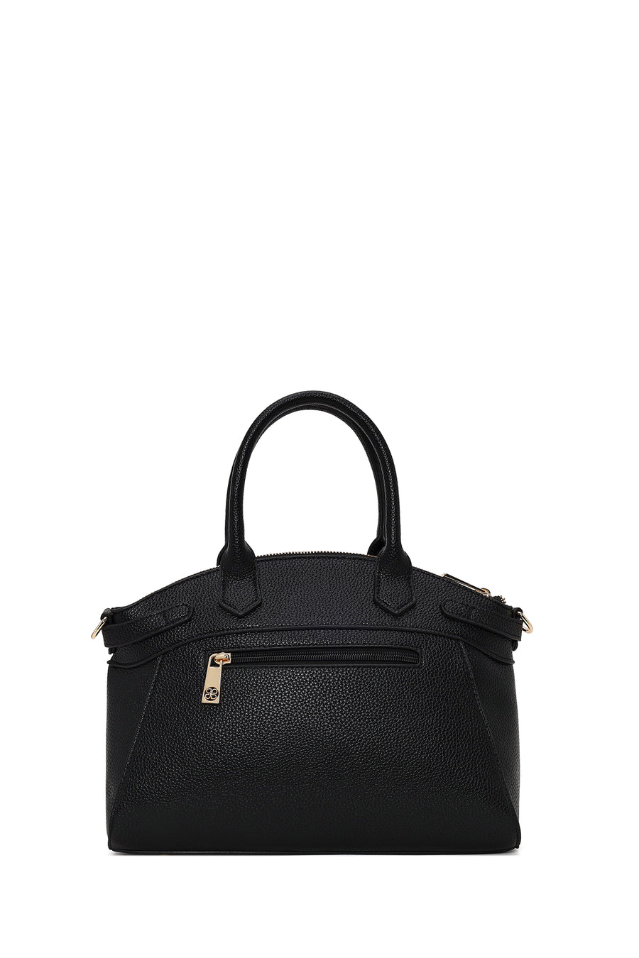 Woman Black Long-Strap Croc-Pattern Classic Shoulder Bag