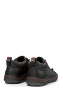 Camper Men's Black Peu Pista Gm Nubuck Leather Sneaker | Derimod