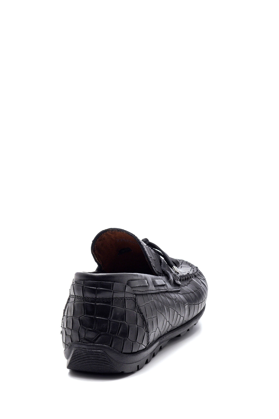 Men's Leather Crocodile Loafer