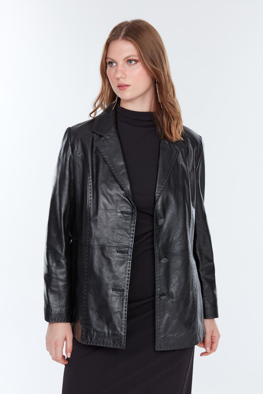 Barbara (plus) Women's Black Coat