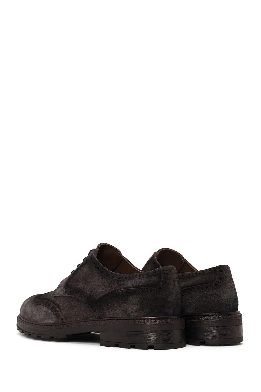 Male Anthracite Lace-up Suede Casual Shoes