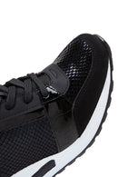 Women's Black Wedge Heeled Sneaker | Derimod