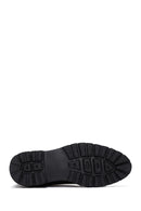 Men's Black Leather Casual Boots | Derimod