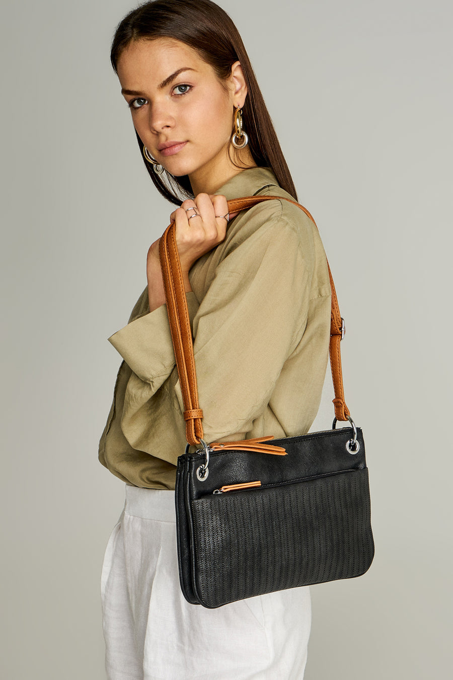 Black Women's Shoulder Bag