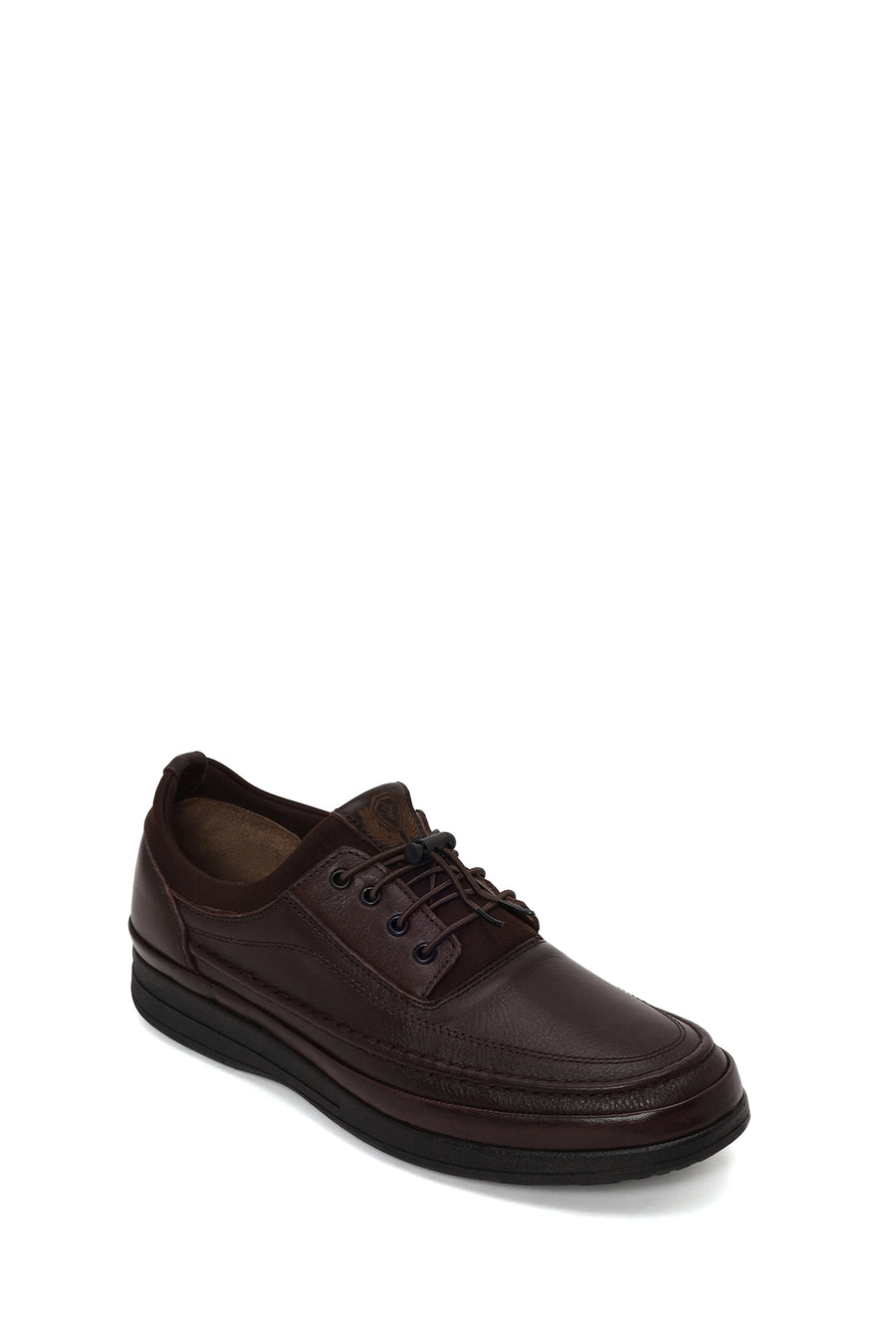 Male Brown Lace-up Leather Casual Shoes