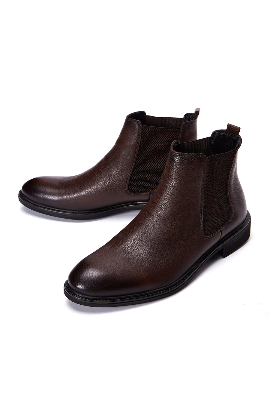 Men's Brown Leather Chelsea Boots