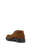 Geox Men's Brown Spherica Ec7 Lace-Up Suede Leather Boots | Derimod