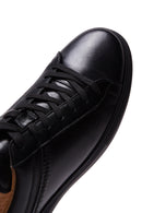 Men's Black Leather Sneaker | Derimod