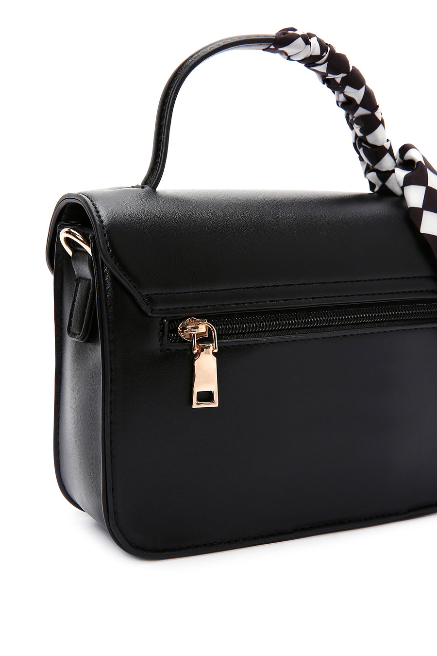 Women's Black Long Strap Shoulder Bag
