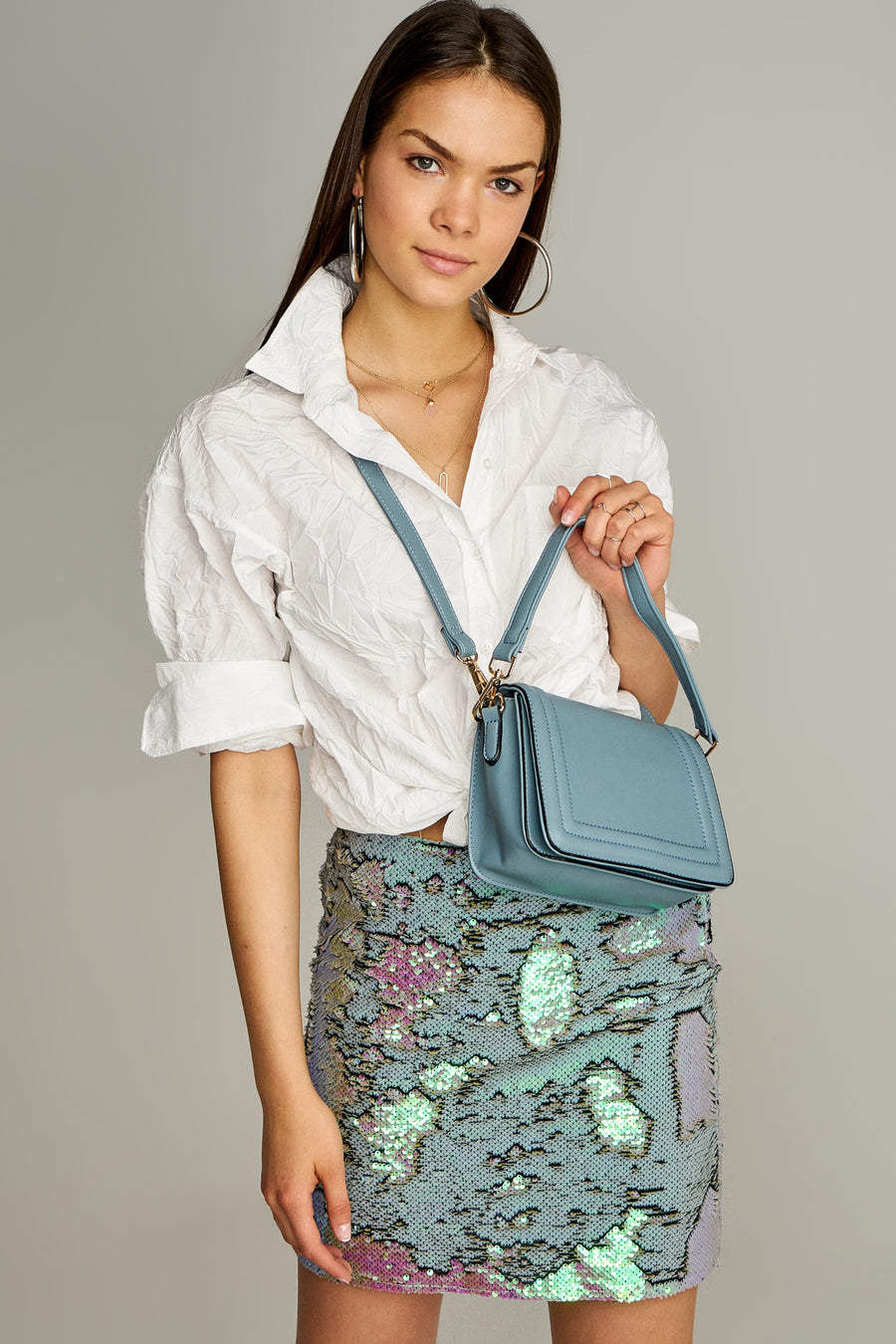 Blue Women's Shoulder Bag